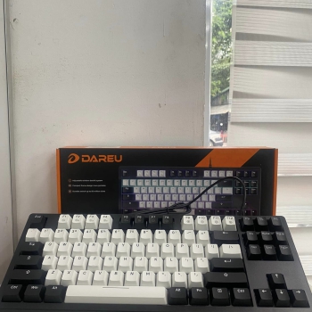 Bàn phím cơ Dareu EK87 V2 White Black PBT Dream Switch